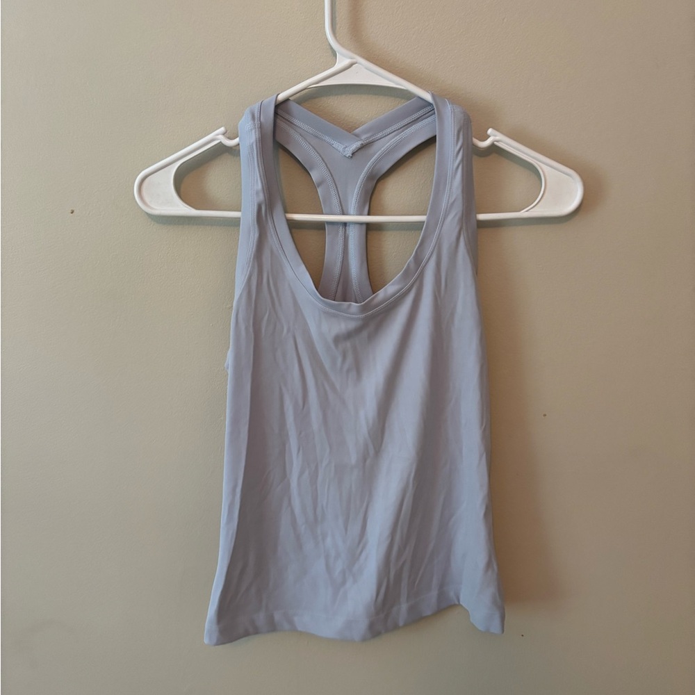 Women's Light Blue Racerback Tank Top